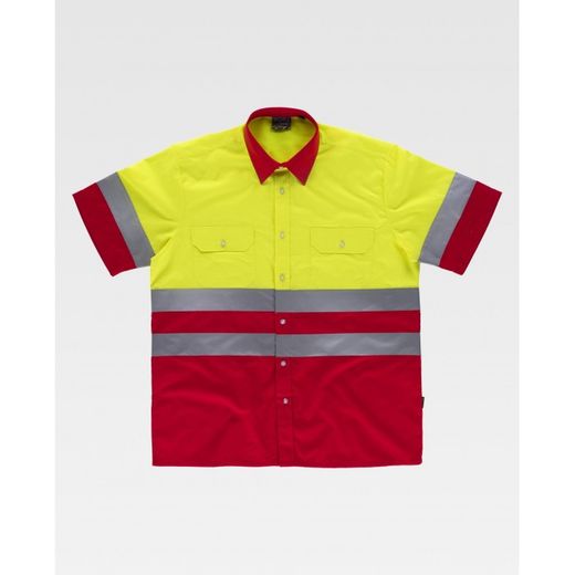 CAMISA REF.C3812 ROJO+AMARILLO A.V. T-38