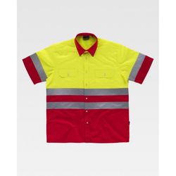 CAMISA REF.C3812 ROJO+AMARILLO A.V. T-46