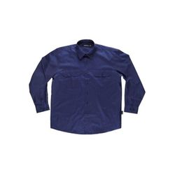 *CAMISA TRABAJO AZULINA M/C T/46