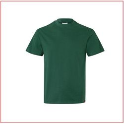 CAMISETA 100% ALGODON VERDE BOSQUE T-M