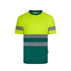 CAMISETA GRS BICOLOR MC RS VERDE/AMARILLO FLÚOR T-XL
