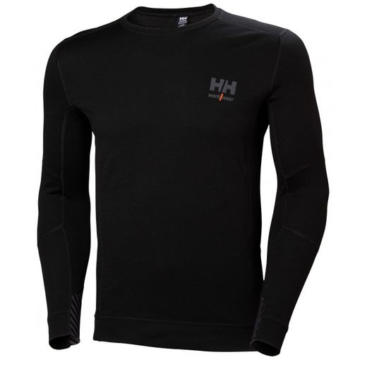 CAMISETA LIFA MERINO CREWNECK 990 NEGRO T-L