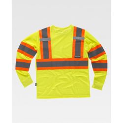 CAMISETA REF.C3633 AMARILLO A.V.+ NARANJA A.V. T-M