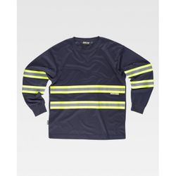 CAMISETA REF.C3937 MARINO+AMARILLO A.V. T-L