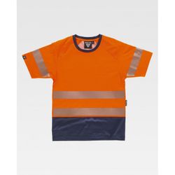 CAMISETA REF.C3995 NARANJA A.V.+MARINO T-3XL