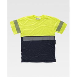CAMISETA REF.C6030 MARINO+AMARILLO A.V. T-S