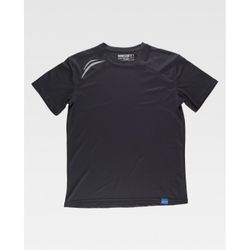 CAMISETA REF.S6611 NEGRO T-L