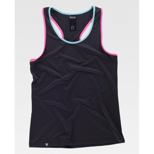 CAMISETA REF.S7520 NEGRO T-M