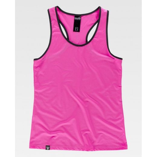 CAMISETA REF.S7520 ROSA FLUOR T-L