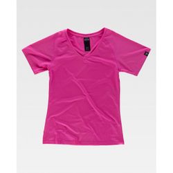 CAMISETA REF.S7525 ROSA FLUOR T-XL