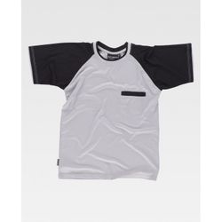 CAMISETA REF.WF1016 GRIS CLARO + NEGRO T-XXL