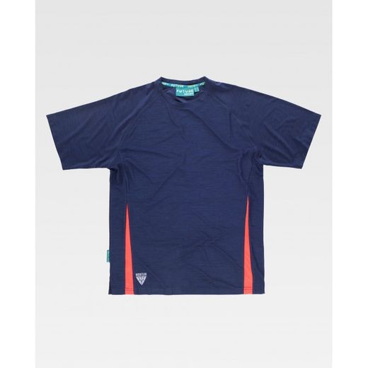 CAMISETA REF.WF2716 MARINO+ROJO A.V. T-S