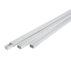 CANALETA ADHESIVA BLANCA 2 M,16X16 MM.