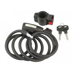 CANDADO 510-1800X10 CABLE NEGRO (D)