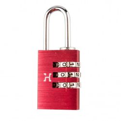 CANDADO ALUMINIO COMBINACION HANDLOCK 20MM.3N ROJO