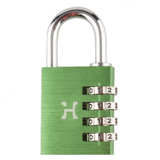 CANDADO ALUMINIO COMBINACION HANDLOCK 40MM.4N VERDE