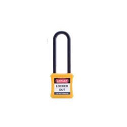 CANDADO ARCO LARGO NYLON SF40PL AMARILLO