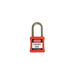 CANDADO ARCO NORMAL ACERO NYLON SF40PN NARANJA