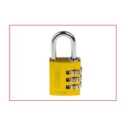 CANDADO COMBINACION ALUM.30 MM.AMARILLO