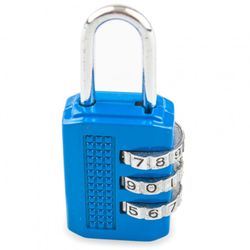 CANDADO COMBIT-HANDLOCK 3 NUM. 25 AZUL