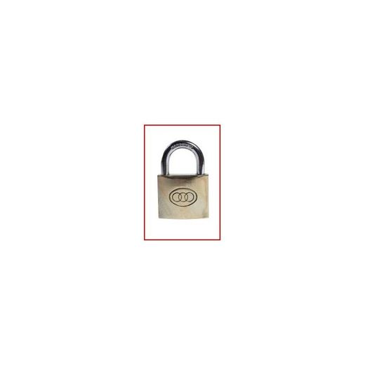 *CANDADO LATON TRI-CIRCLE 25 MM