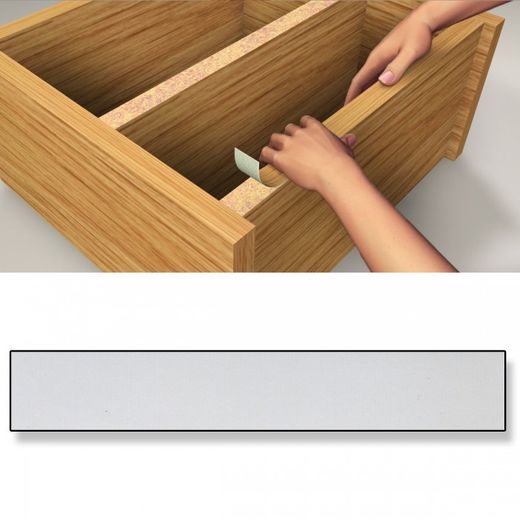 CANTO EMBELLECEDOR ADHESIVO. 19 MM X 5 M / GRIS. BLISTER 1 ROLLO