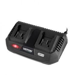 CARGADOR VATTON DOBLE RAPIDO 20V. 3 AH.