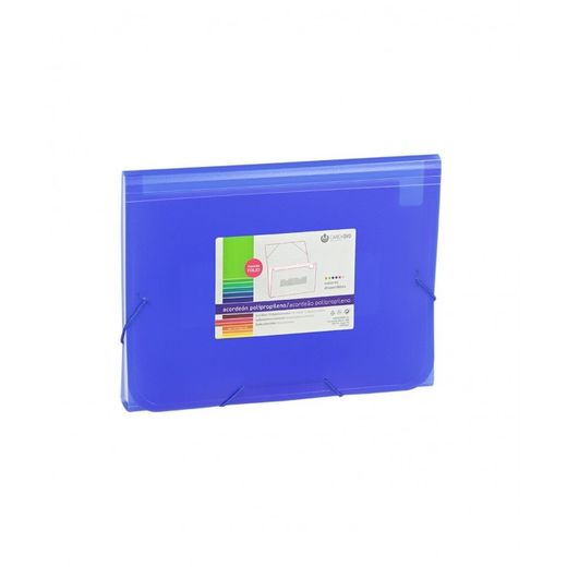CARPETA ACORDEON POLIPROLENO AZUL
