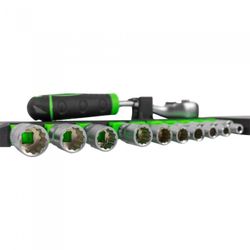 CARRACA 72 DIENTES CON VASOS HEXAGONALES 1/4"