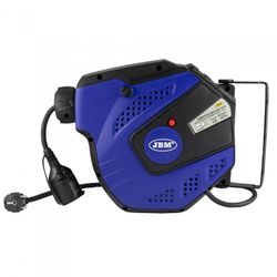 CARRETE DE CABLE ELECTRICO 12M - AZUL