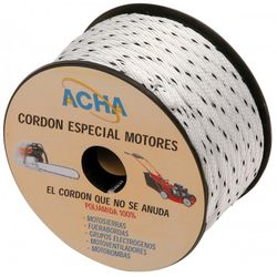 CARRETE DE CUERDA ARRANQUE MOTORES. POLIAMIDA 25 m.X4,75MM