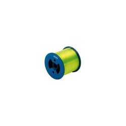CARRETE DE CUERDA MONOFIL DE NYLON AMARILLO 100 m.X1MM