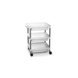 CARRITO VERDULERO 3 BLANCO(36X52X63)