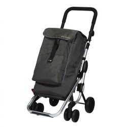 CARRO COMPRA PLEGABLE GO UP PROMO GRIS