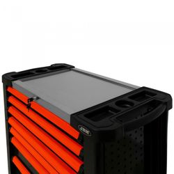 CARRO DE HERRAMIENTAS XL CON 7 CAJONES VACIO - ROJO