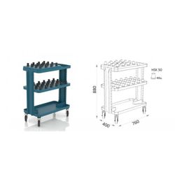 CARRO TALLER 40 PORTA CONOS 134 HSK 50