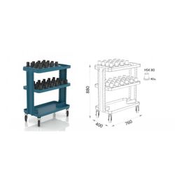 CARRO TALLER 40 PORTA CONOS 134 HSK 80