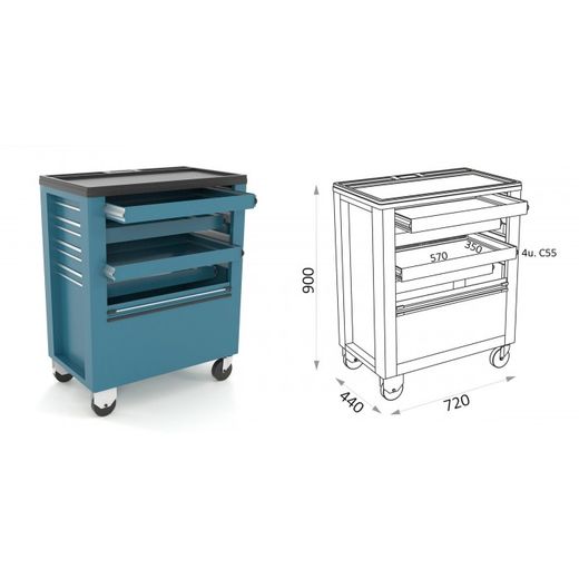 CARRO TALLER 680X440X900