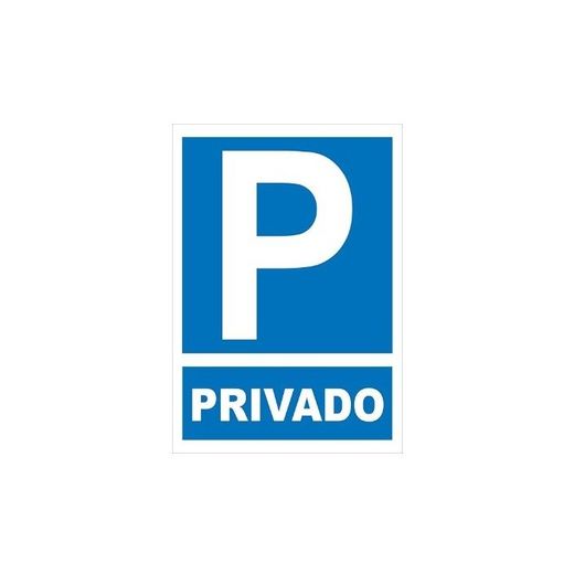 CARTEL ALUMINIO 0,8MM 330X500 PARKING PRIVADO