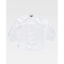 CASACA BASICA UNISEX COCINA REF.B9002 BLANCO T-XXL