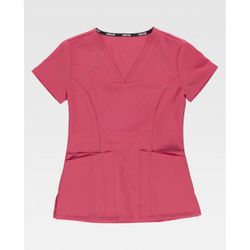 CASACA ENTALLADA MANGA CORTA REF.B6950 ROSA FUCSIA T-XL