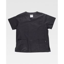CASACA MANGA CORTA REF.B9110 NEGRO T-XL