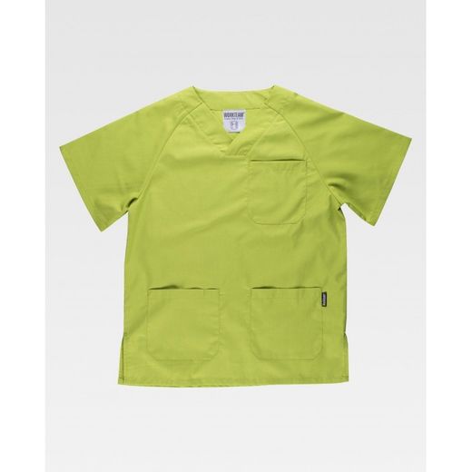 CASACA MANGA CORTA REF.B9110 VERDE MANZANA T-S