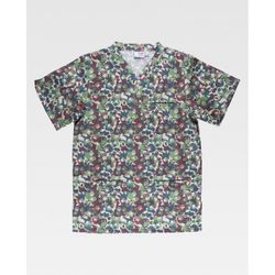 CASACA UNISEX MANGA CORTAREF.B9806 ESTAMPADO T-S