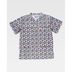 CASACA UNISEX MANGA CORTAREF.B9811 ESTAMPADO T-XXL