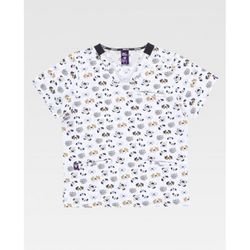 CASACA UNISEX MANGA CORTAREF.B9850 ESTAMPADO T-XL