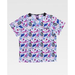 CASACA UNISEX MANGA CORTAREF.B9852 ESTAMPADO T-XL
