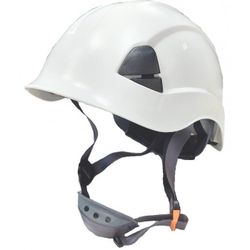 CASCO DE PROTECCION PARA TRABAJOS EN ALTURA ALPINW CON VENTILACIONES REGULABLES.