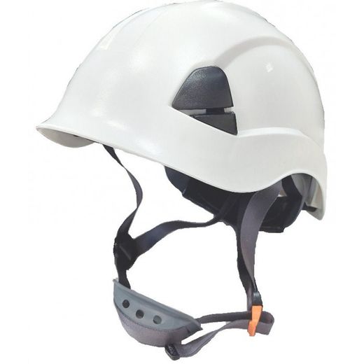CASCO DE PROTECCION PARA TRABAJOS EN ALTURA ALPINW CON VENTILACIONES REGULABLES.