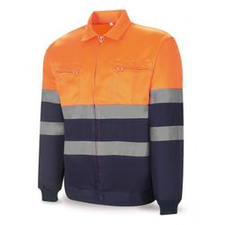 CAZADORA ALTA VISIBILIDAD AZUL NARANJA T-54